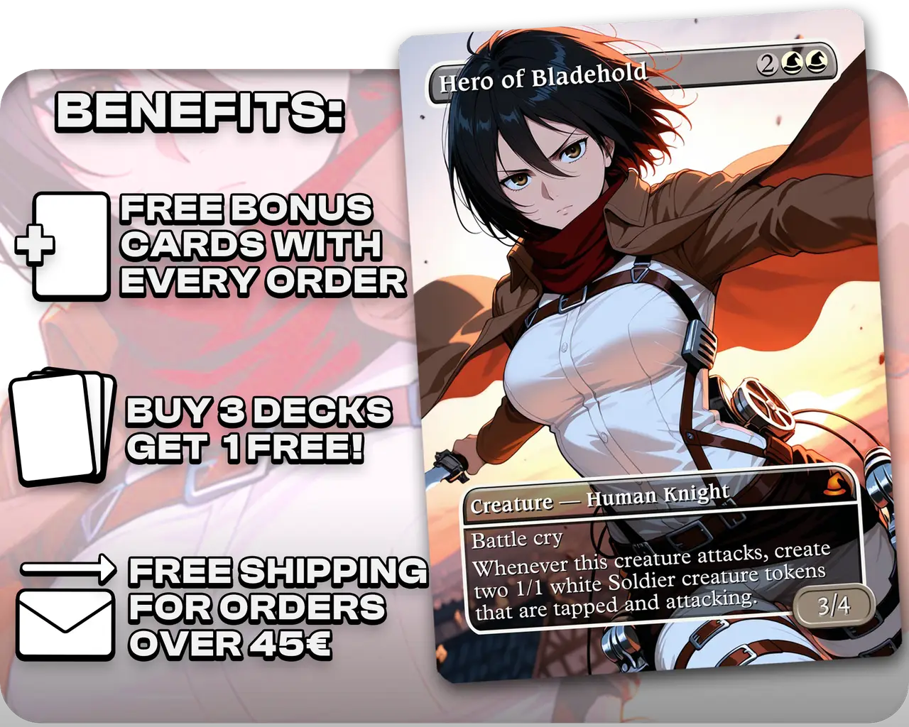 Mikasa Ackerman (AOT) - Hero of Bladehold