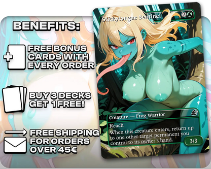 Clement Frog Tribal | 18+ NSFW | Frog Waifus | Commander Deck