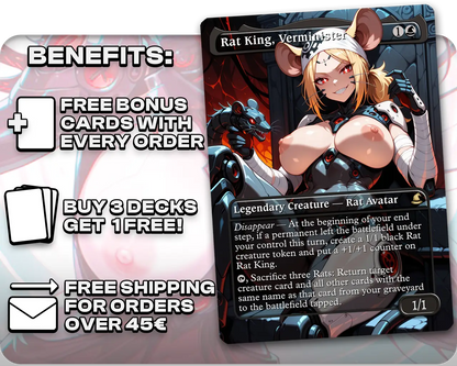 Karumonix Rat Tribal | 18+ NSFW | Phyrexian Rat Waifus | Commander Deck