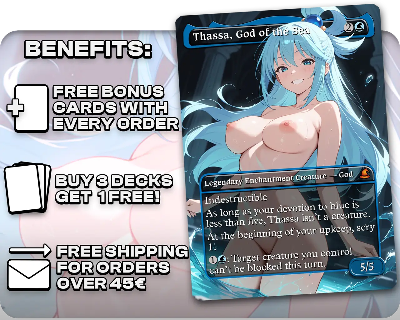 Aqua (Konosuba) - Thassa, God of the Sea (NSFW)