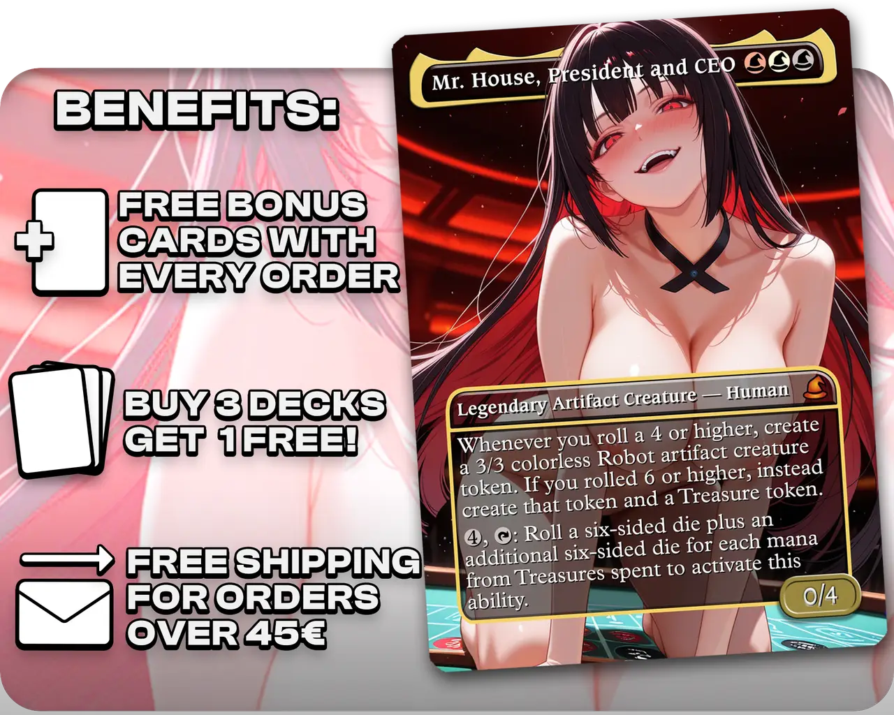 Yumeko Jabami (Kakegurui) - Mr. House, President and CEO (NSFW)