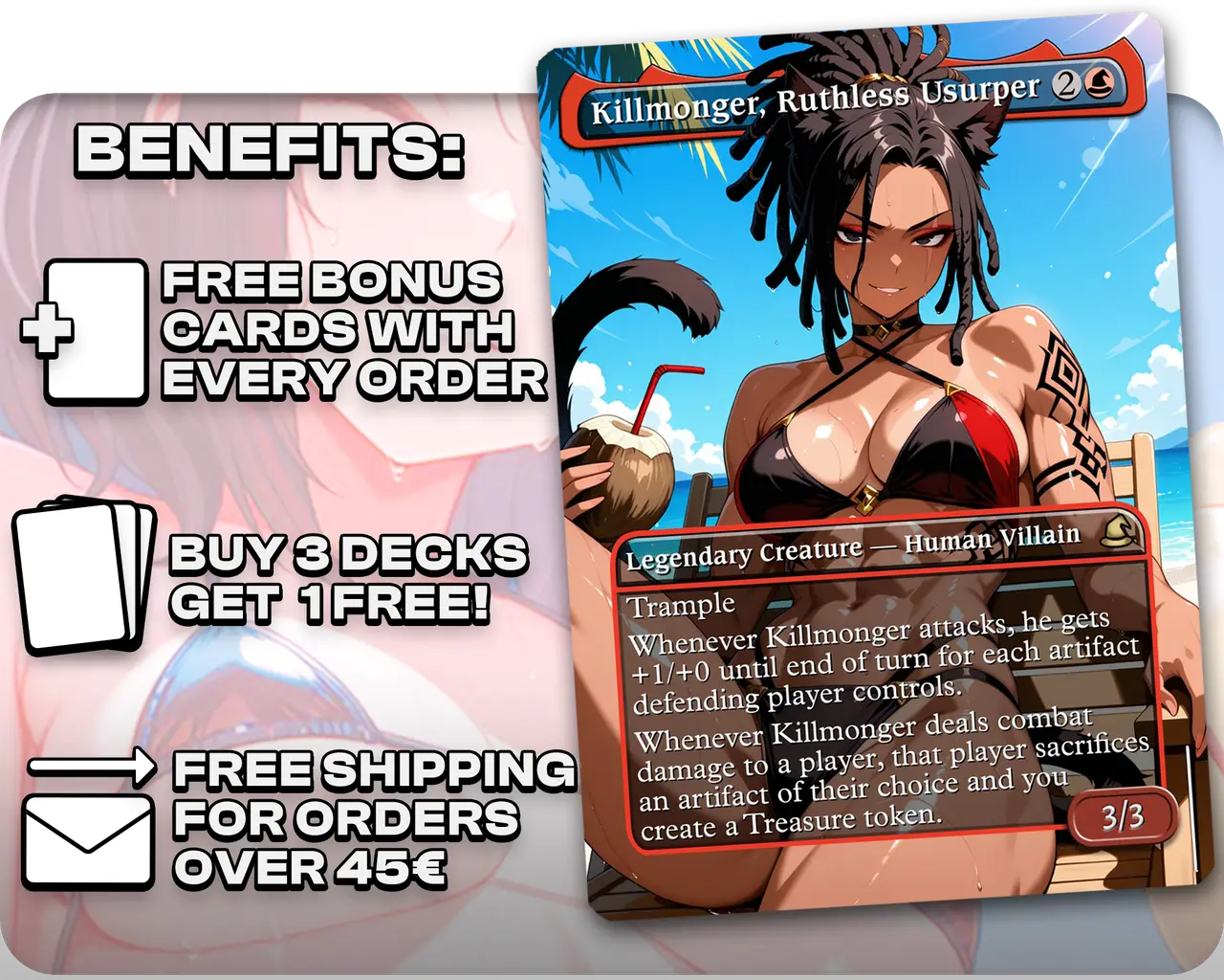 Winota, Joiner of Forces | Feral Summer Waifus | Commander Deck