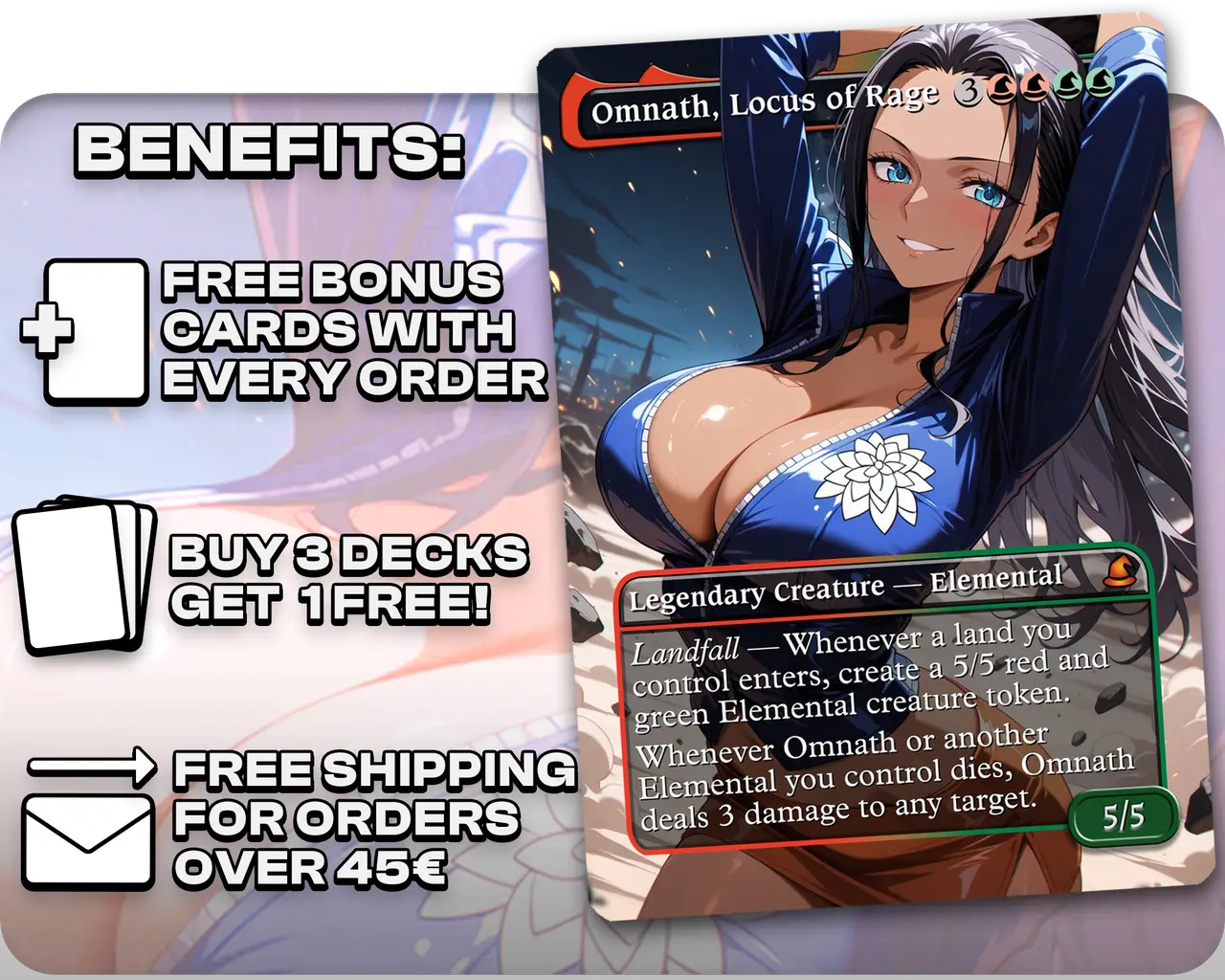 Nico Robin (One Piece) - Omnath, Locus of Rage
