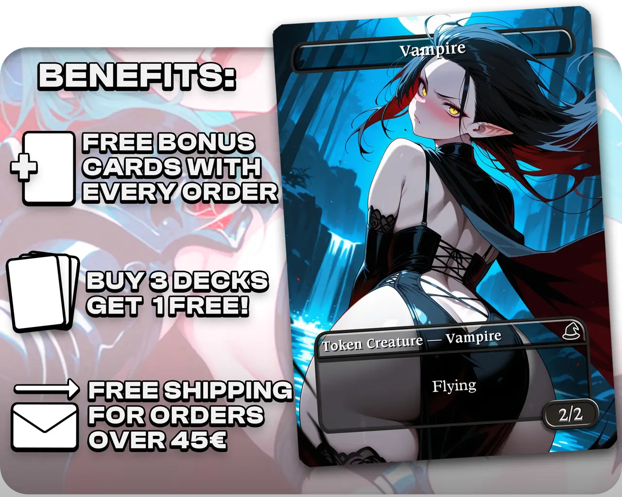 Vampire Token Set (24 Cards)
