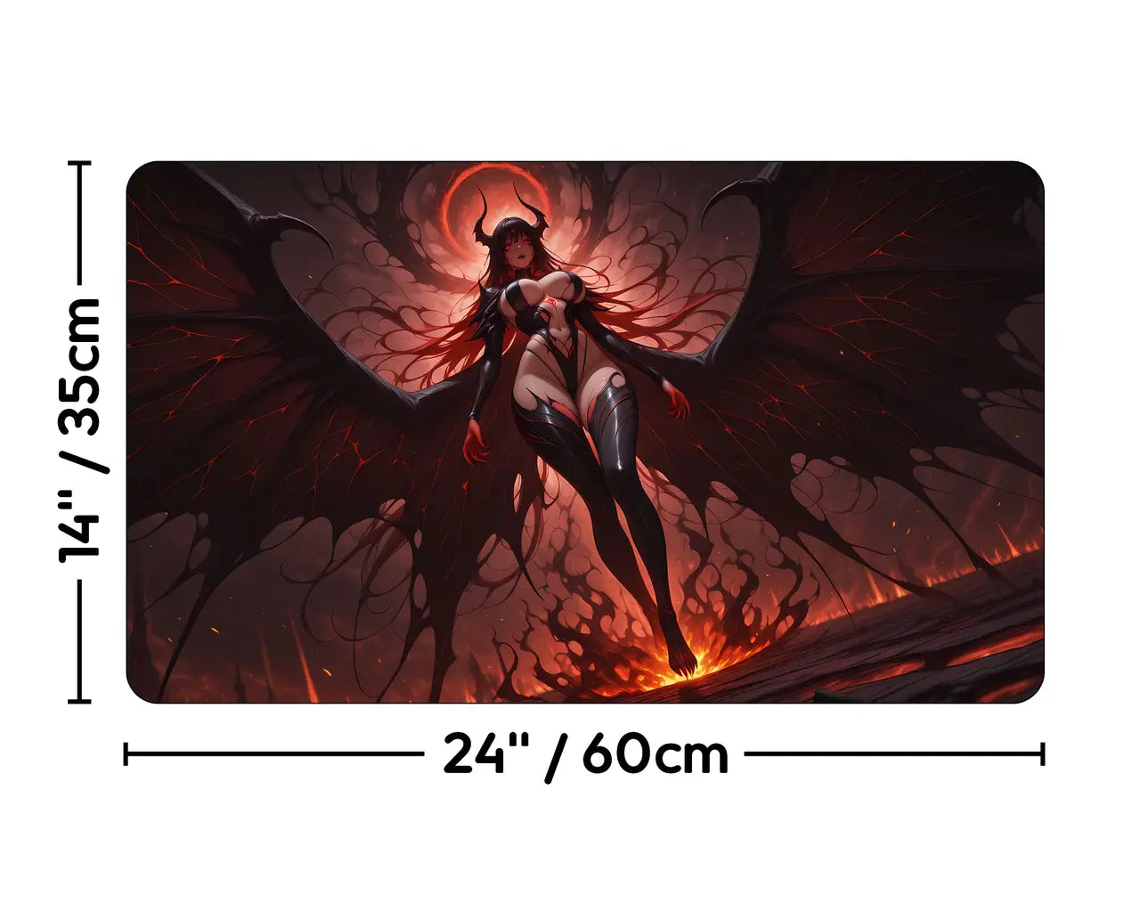 Valgavoth, Harrower of Souls | ProxyWaifus Playmat | 14x24" / 35x60cm