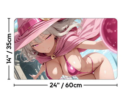 Luna, ProxyWaifus Mascot | ProxyWaifus Playmat | 14x24" / 35x60cm