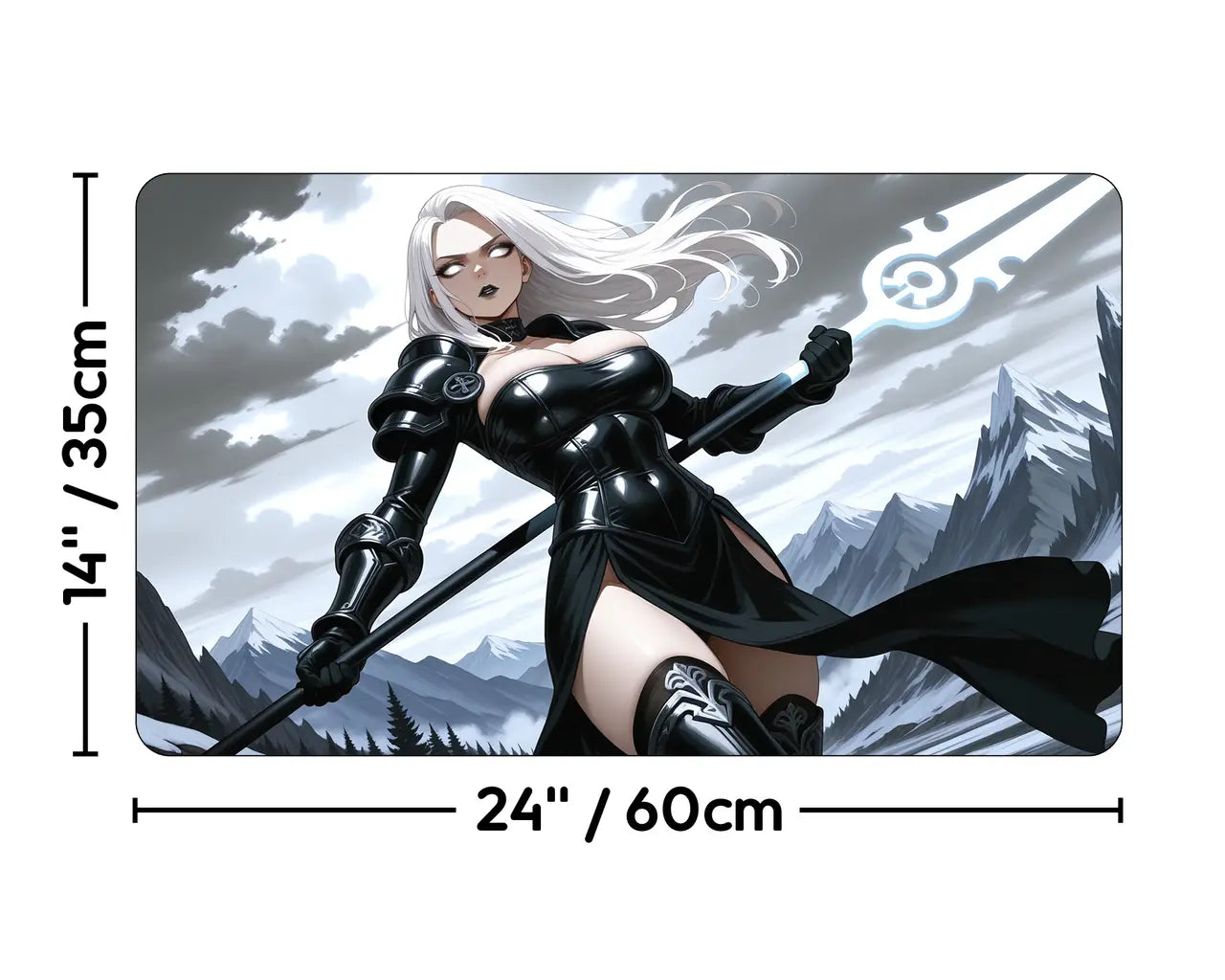 Avacyn, Angel of Hope | ProxyWaifus Playmat | 14x24" / 35x60cm