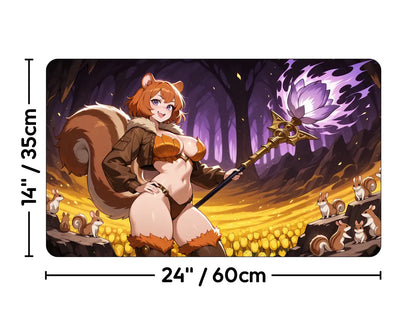 Hazel of the Rootbloom | ProxyWaifus Playmat | 14x24" / 35x60cm