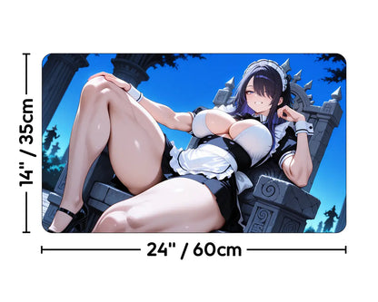 Oloro Time to Clean Up | ProxyWaifus Playmat | 14x24" / 35x60cm