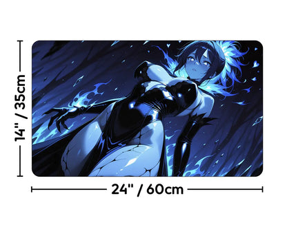 Ashling, Rimebound | Double Sides of Love | ProxyWaifus Playmat | 14x24" / 35x60cm