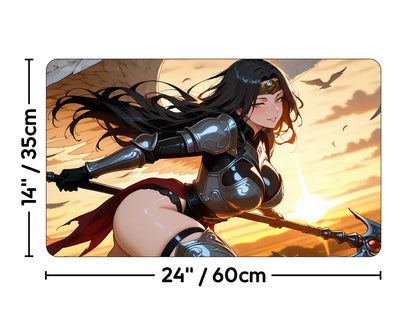Liesa, Shroud of Dusk | ProxyWaifus Playmat | 14x24" / 35x60cm