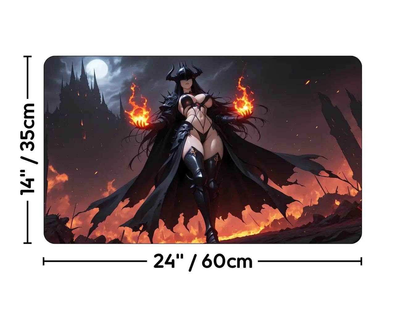 Sauron, the Dark Lord | ProxyWaifus Playmat | 14x24" / 35x60cm