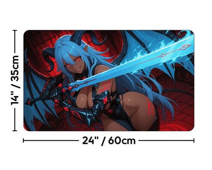 Be'lakor, the Dark Master | ProxyWaifus Playmat | 14x24" / 35x60cm