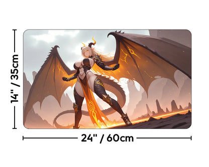The Ur-Dragon | ProxyWaifus Playmat | 14x24" / 35x60cm