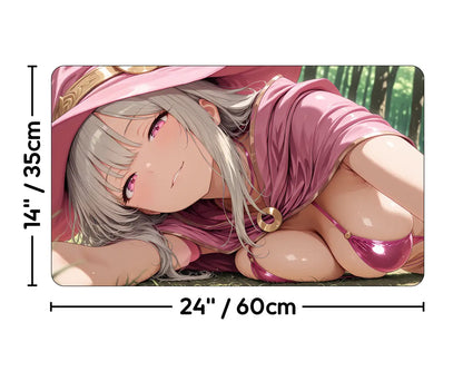 Luna, ProxyWaifus Mascot | ProxyWaifus Playmat | 14x24" / 35x60cm