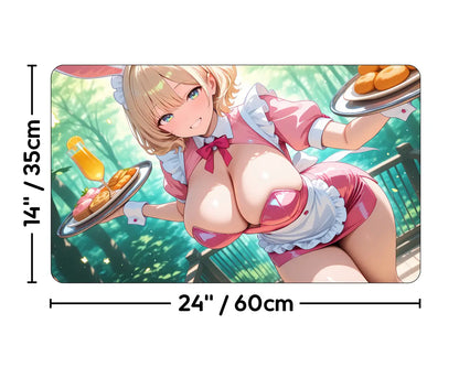Ms. Bumbleflowers | ProxyWaifus Playmat | 14x24" / 35x60cm