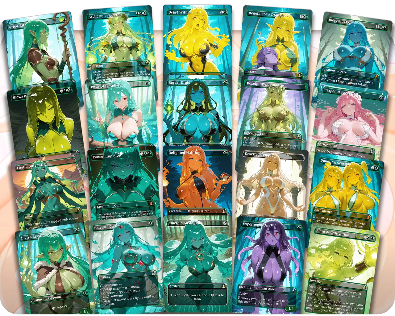 Aeve Ooze Tribal | Slime Waifus Theme | Commander Deck