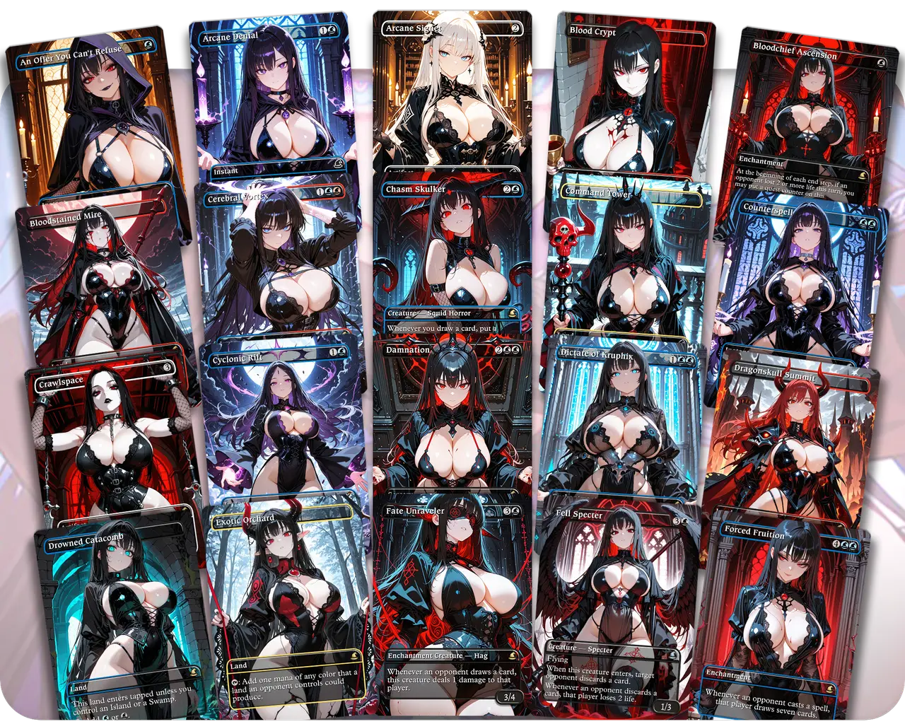 Nekusar Wheel | Goth Waifus Theme | Commander Deck