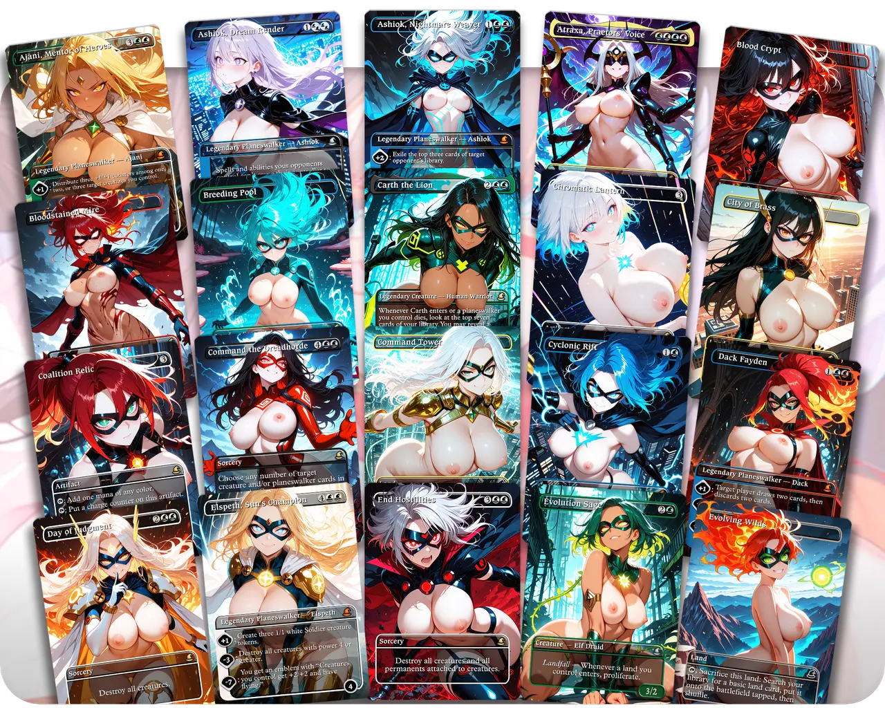 Sisay Superfriends | 18+ NSFW | Superhero Waifus | Commander Deck