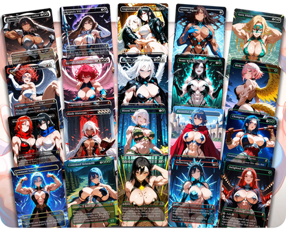 Saskia the Unyielding | Muscle Mommy Waifus | Commander Deck