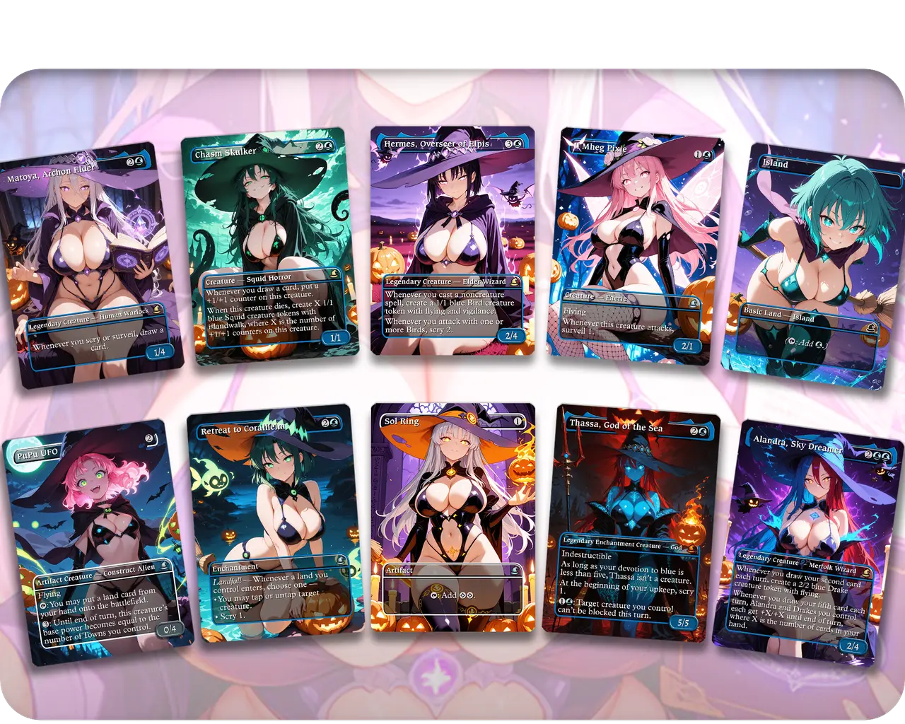 Matoya Mill | Witch Waifus | Halloween Special (10 Cards)