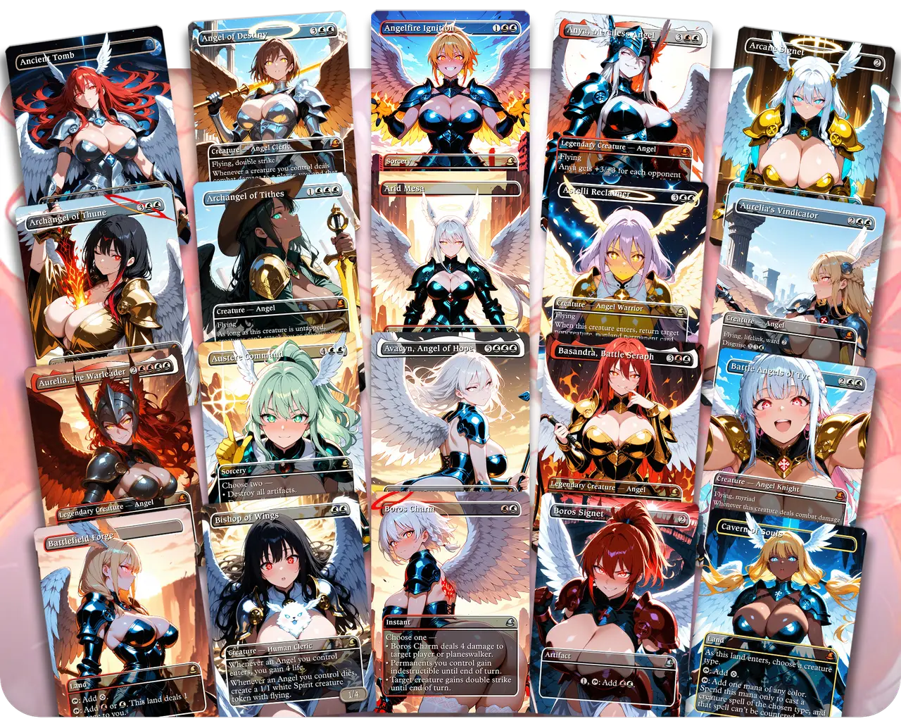Aurelia, The Law Above | Valkyrie Waifus | Commander Deck