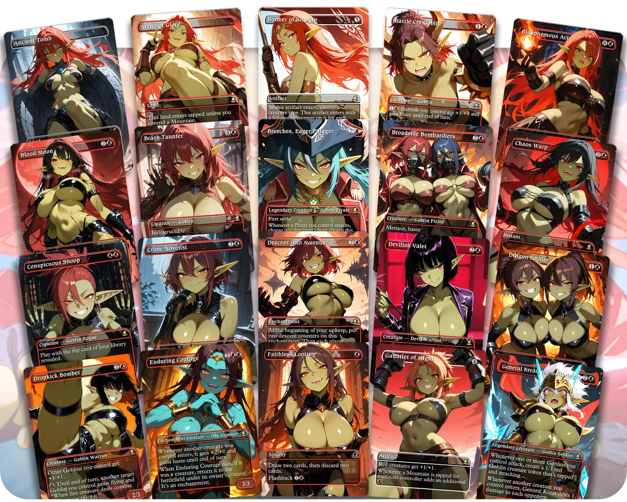 Krenko Goblin Tribal | Goblin Waifus | Commander Deck