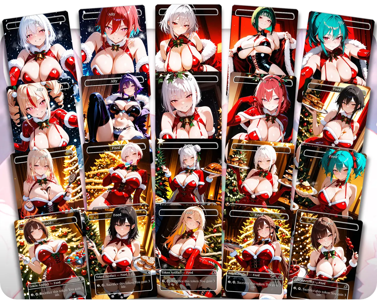 Winter Festival Token Set | Christmas Special (30 Cards)