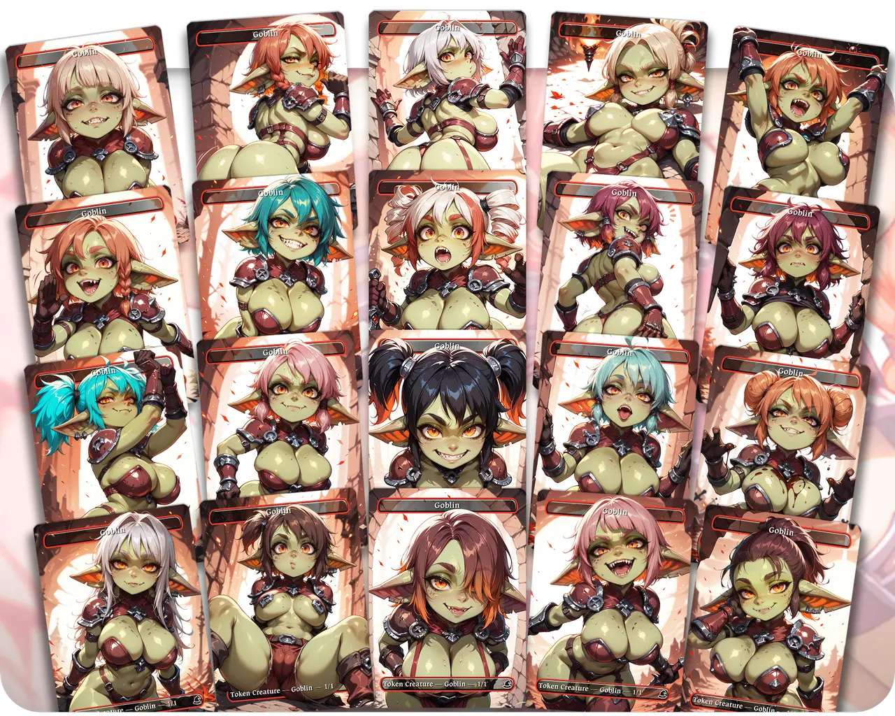 Goblin Token Set (24 Cards)