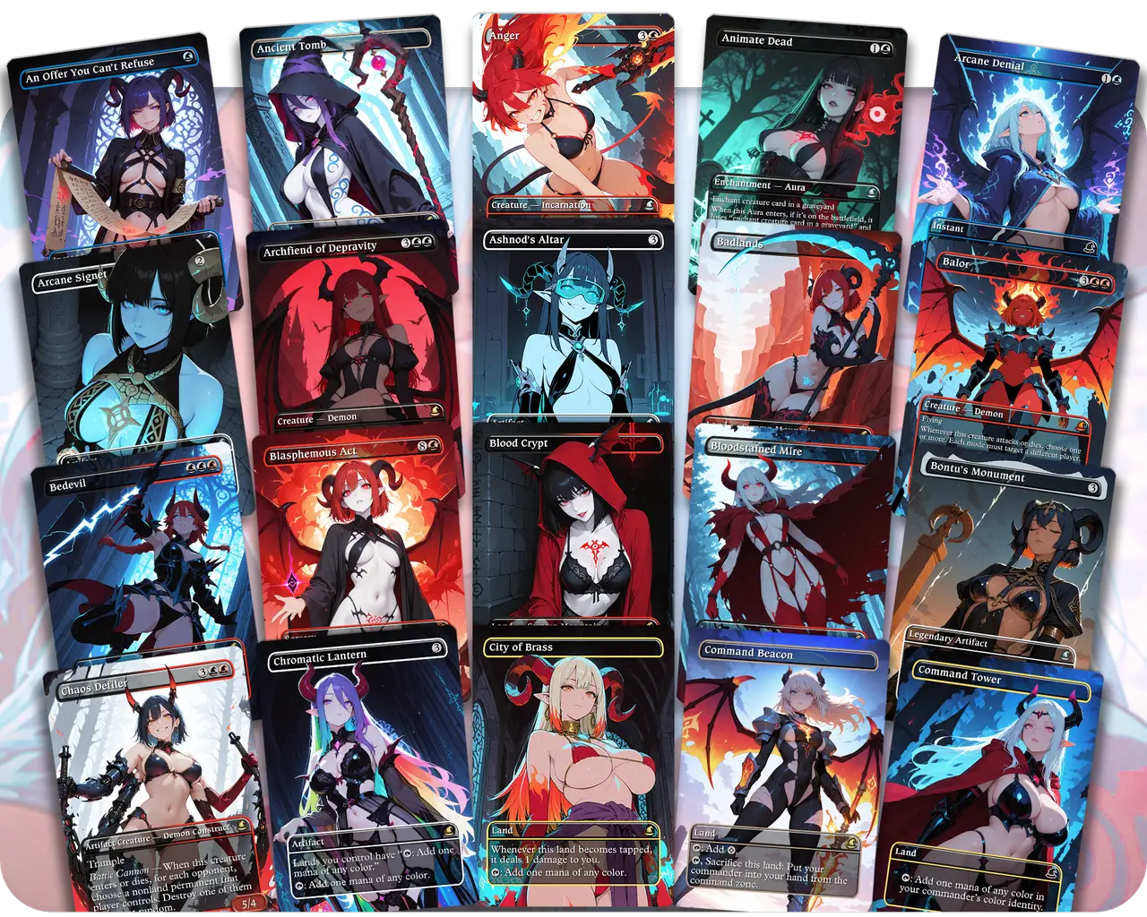 Be'lakor Demons Tribal | Demon Waifus Theme | Commander Deck