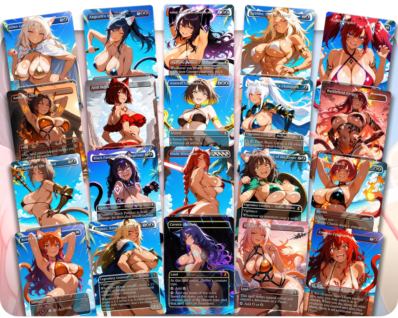 Winota, Joiner of Forces | Feral Summer Waifus | Commander Deck
