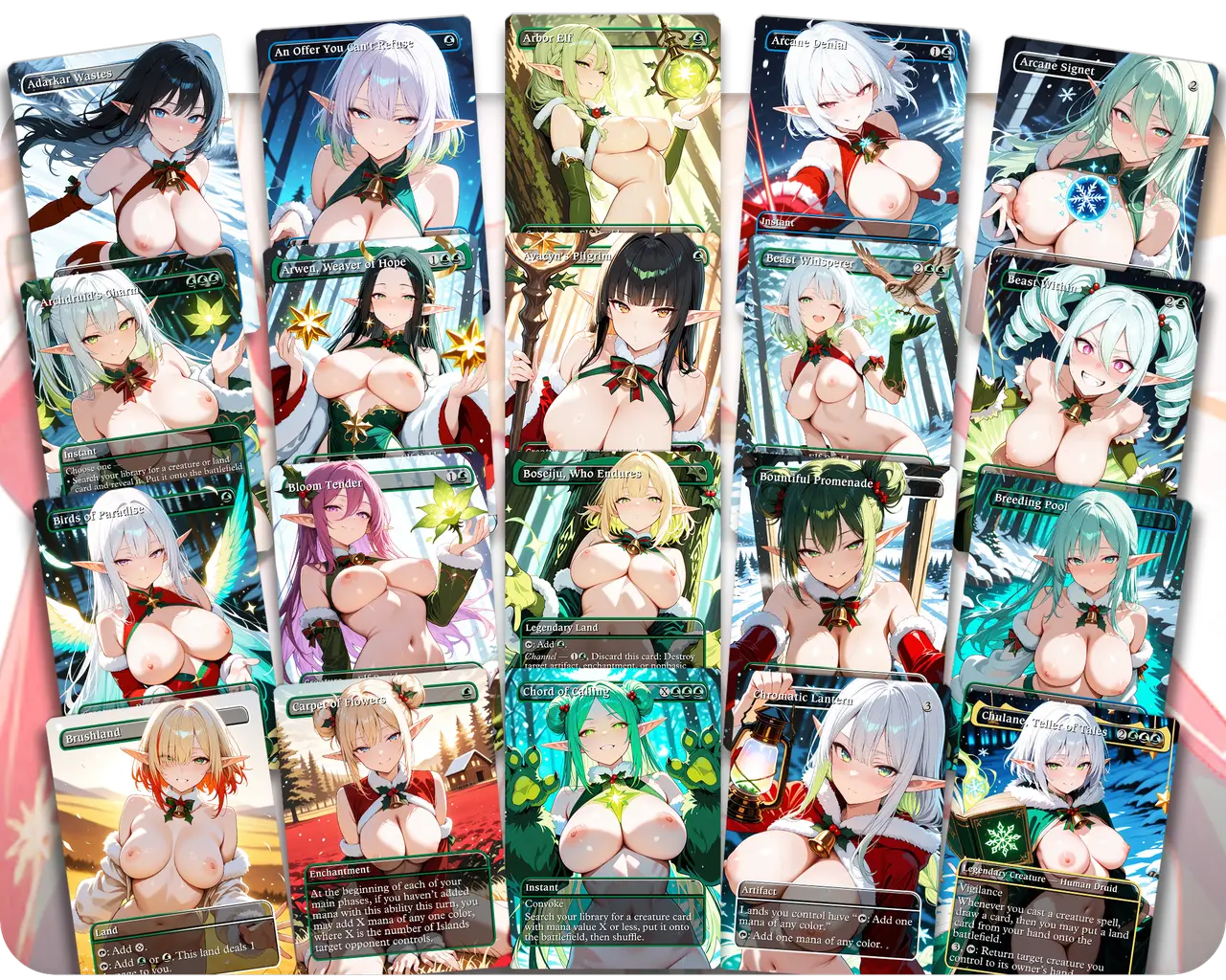 Galadriel Mama Noel | 18+ NSFW | Christmas Special | Commander Deck