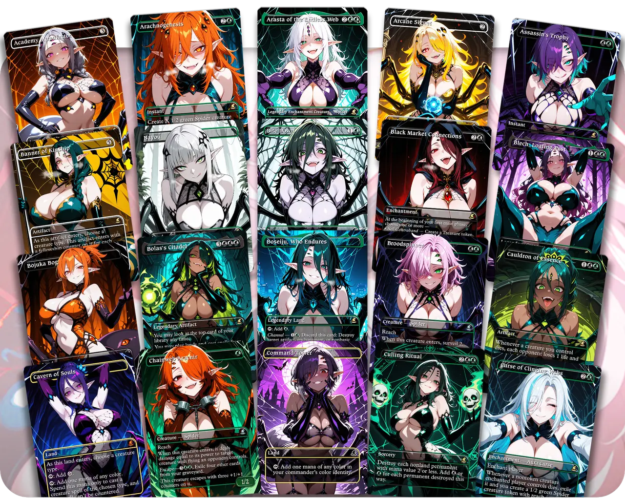 Shelob, Child of Ungoliant | Yandere Spider Waifus | Commander Deck
