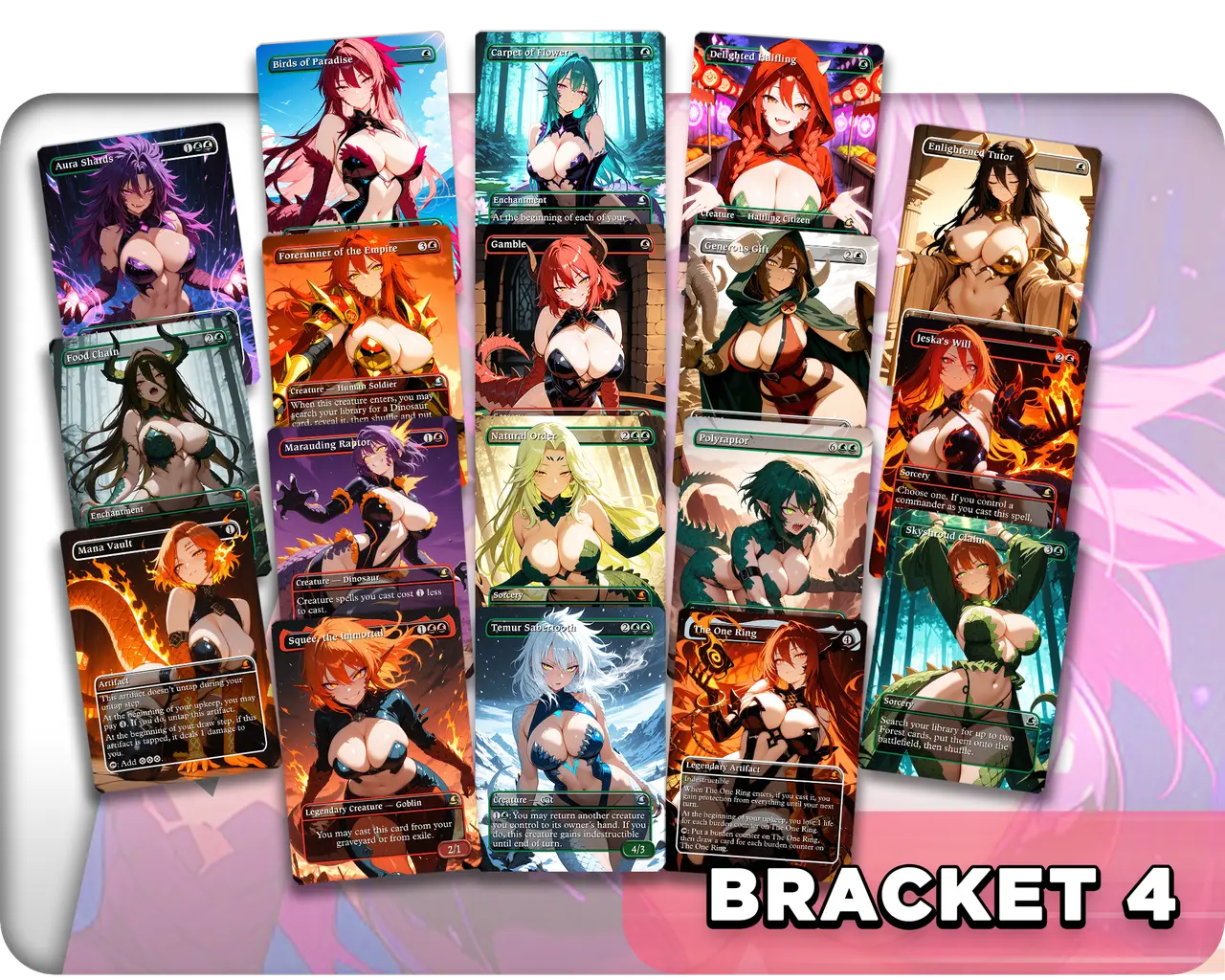 Pantlaza Dinosaur Tribal | Dino Waifus | Upgrade Sets
