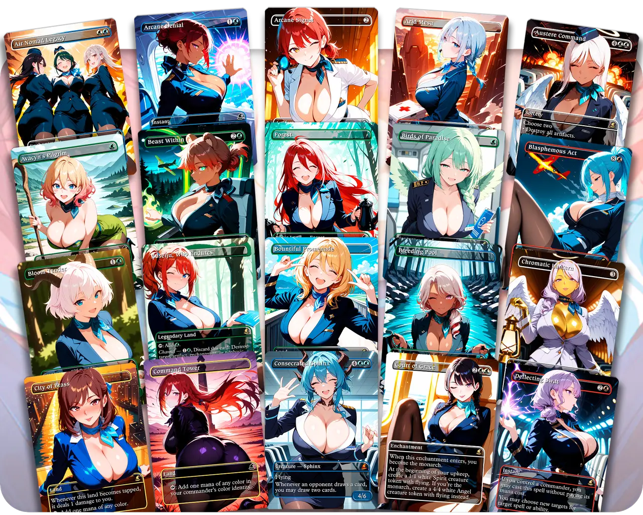 Kynaios and Tiro of Meletis | Flight Attendants | Commander Deck
