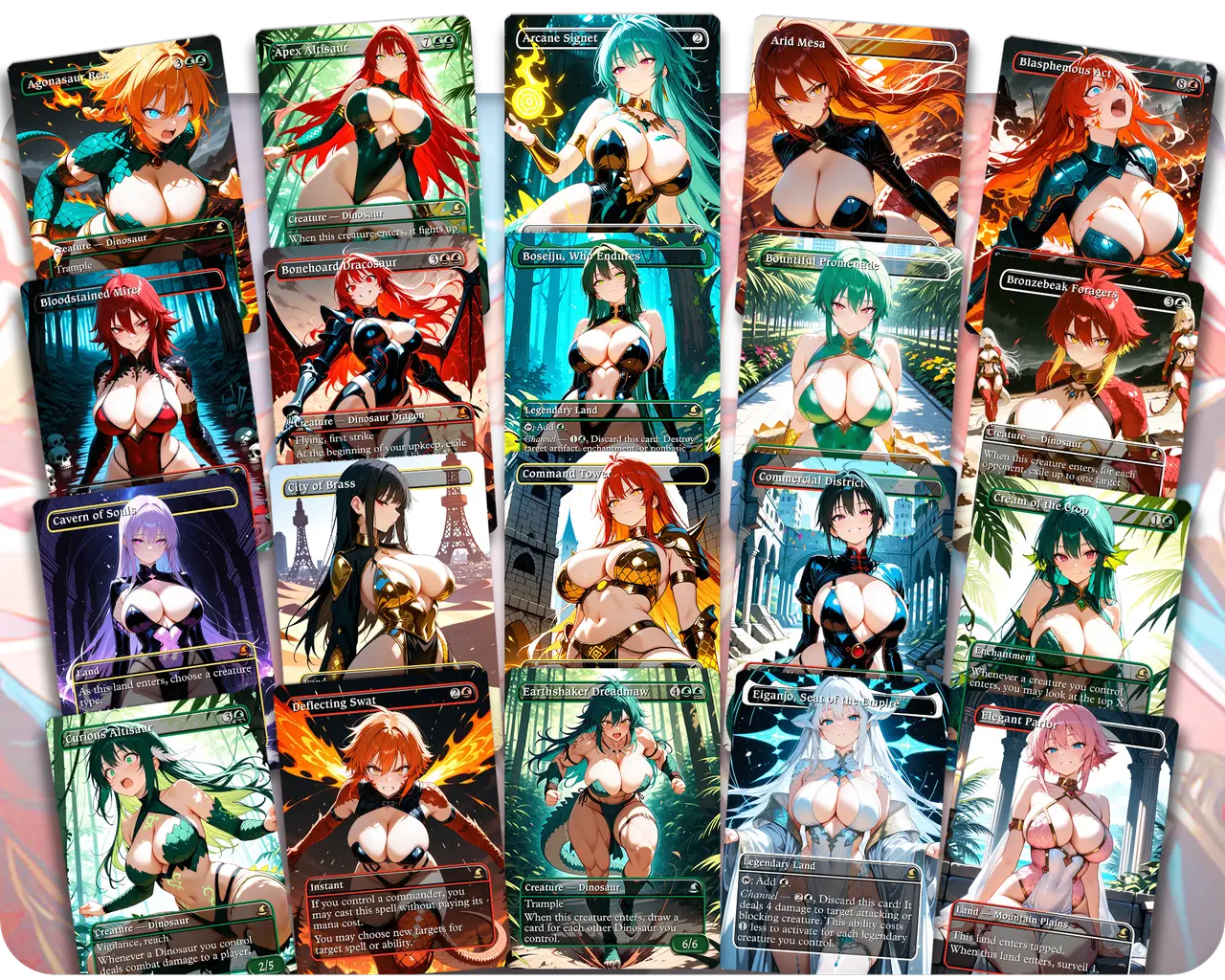 Pantlaza Dinosaur Tribal | Dino Waifus | Commander Deck