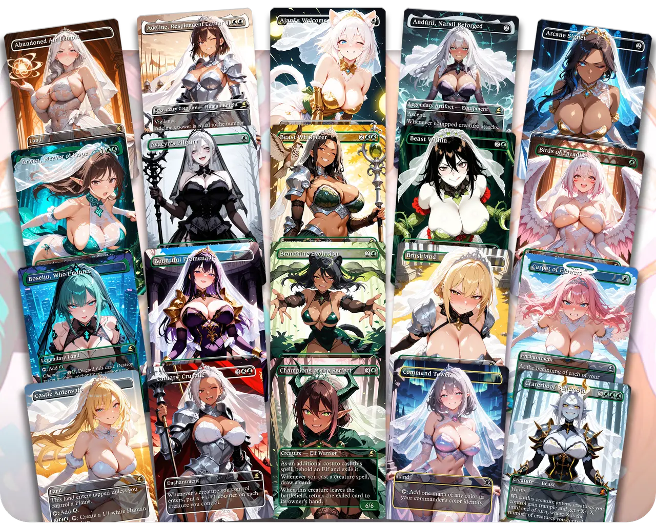 Aragorn and Arwen | Wedding Waifus | Commander Deck