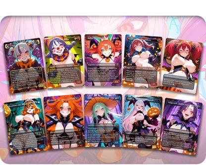Kefka Discard | 18+ NSFW | Clown Waifus | Halloween Special (10 Cards)