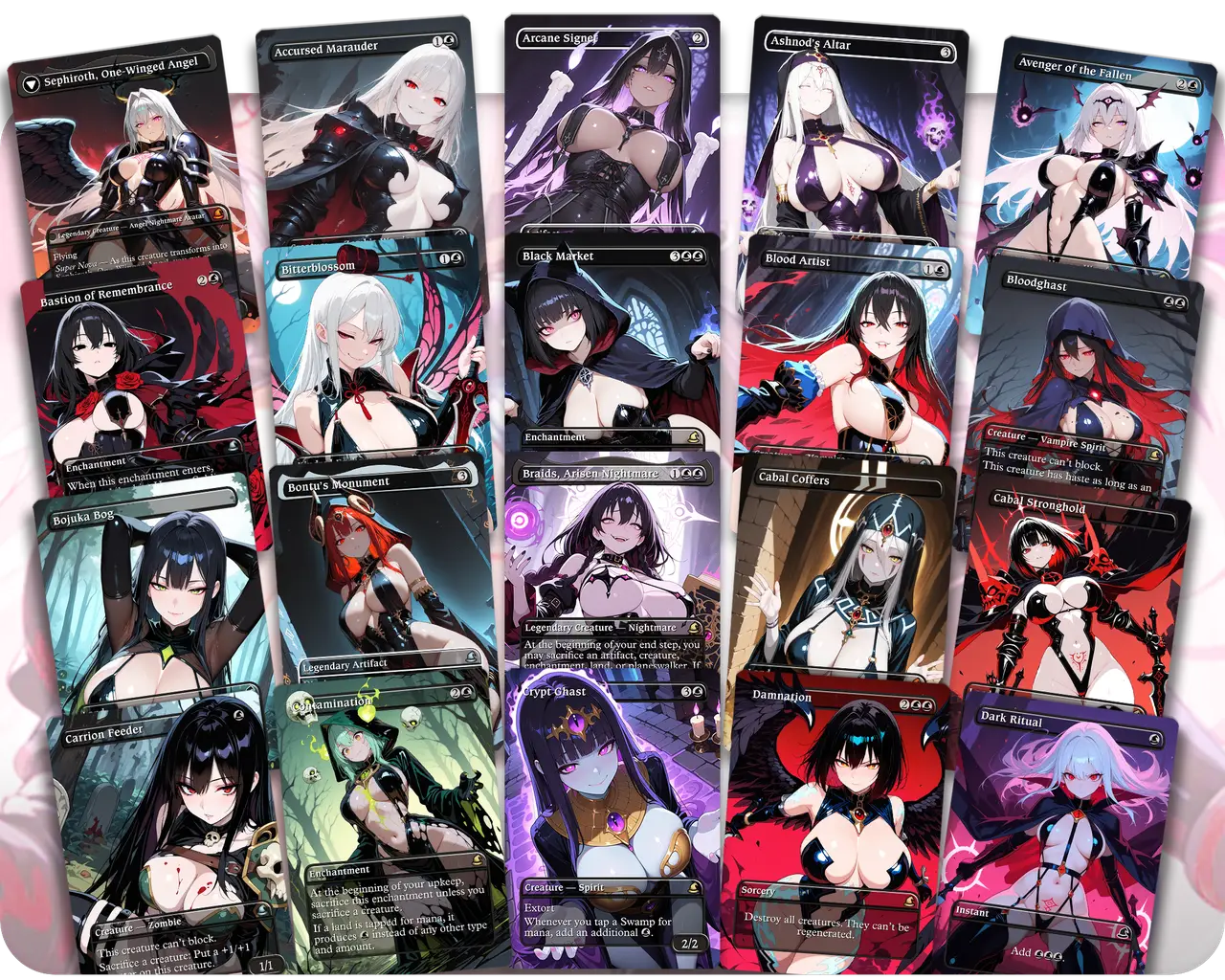 Sephiroth Aristocrats | Evil Waifus Theme | Commander Deck