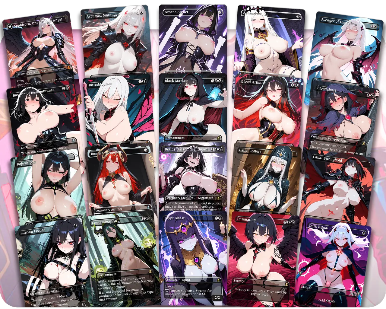 Sephiroth Aristocrats | 18+ NSFW | Evil Waifus | Commander Deck