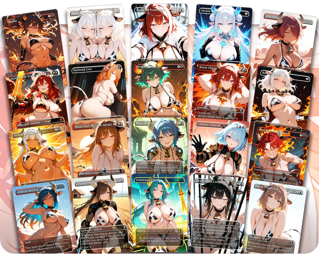 Bruse Tarl Milk Farm | Cow Waifus | Commander Deck