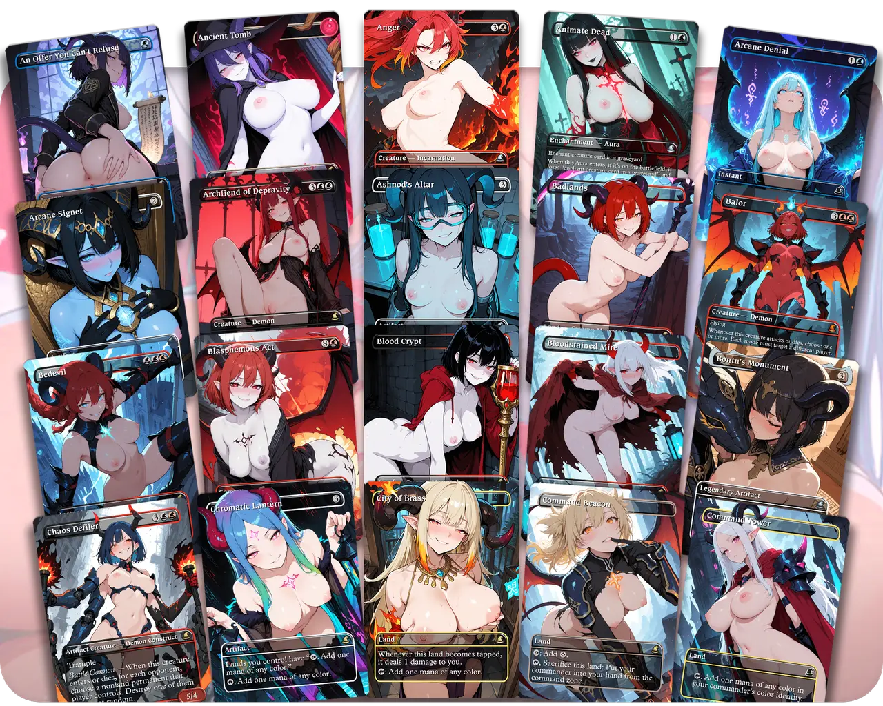 Be'lakor Demon Tribal | 18+ NSFW | Demon Waifus | Commander Deck