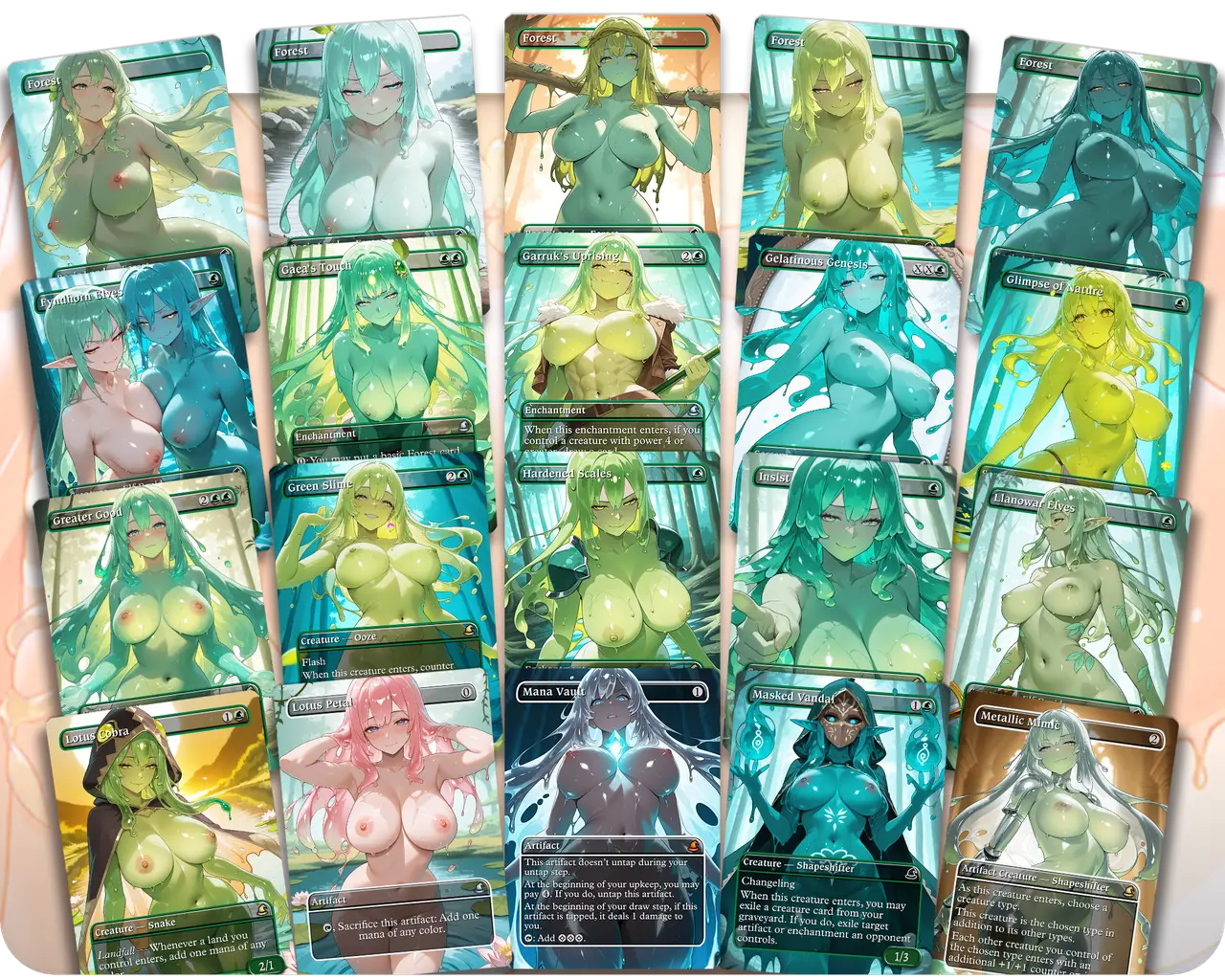 Aeve Ooze Tribal | 18+ NSFW | Slime Waifus | Commander Deck