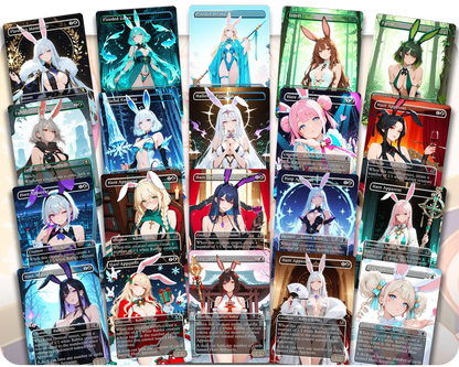 Ms. Bumbleflower Rabbit Tribal | Bunny Waifus Theme | Commander Deck