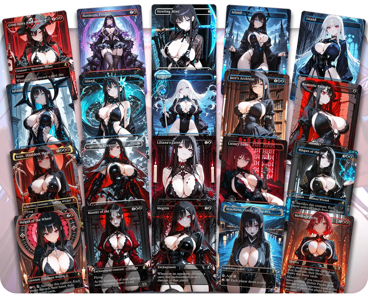 Nekusar Wheel | Goth Waifus Theme | Commander Deck