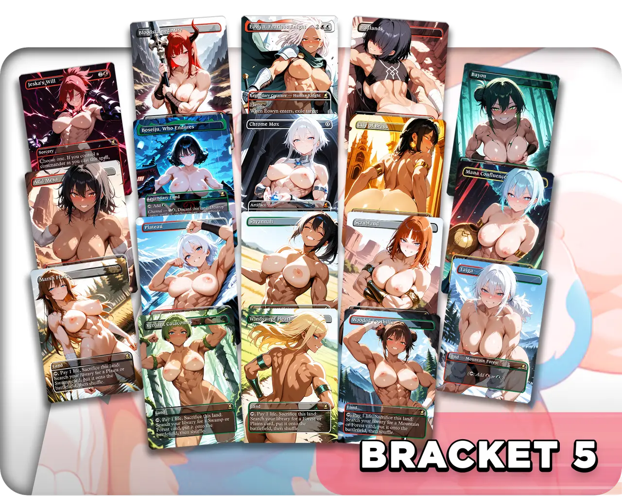 Saskia the Unyielding | 18+ NSFW | Muscle Mommy Waifus | Upgrade Sets
