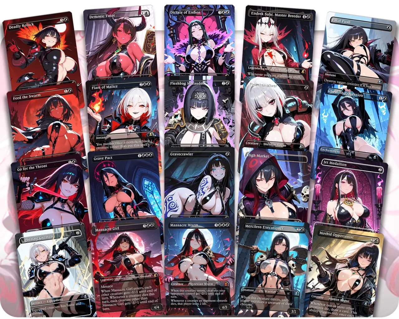 Sephiroth Aristocrats | Evil Waifus Theme | Commander Deck