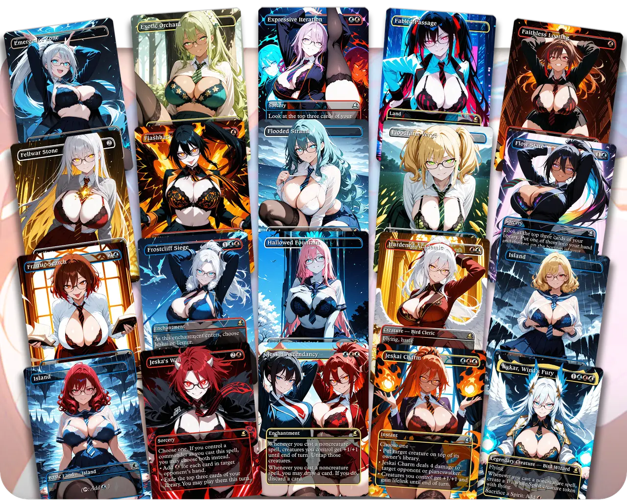 Narset, Enlightened Exile | Academy Waifus | Commander Deck