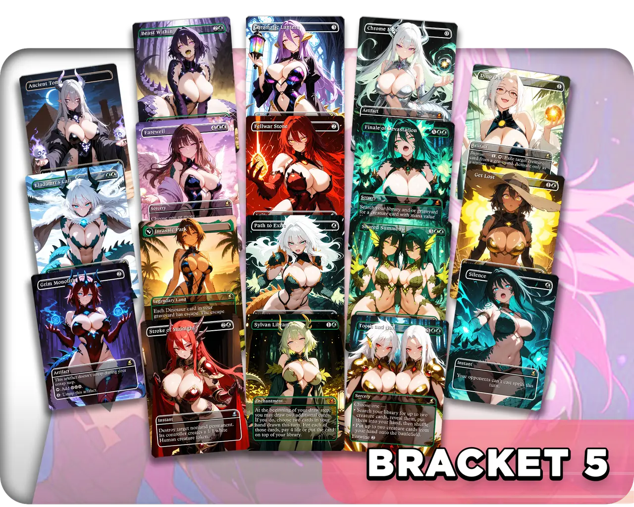 Pantlaza Dinosaur Tribal | Dino Waifus | Upgrade Sets