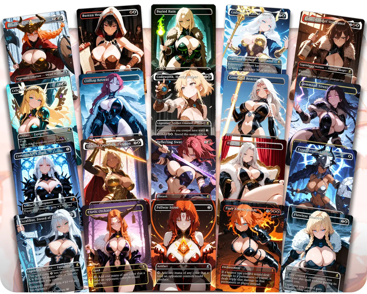 Eivor The Viking Queen | Viking Waifus | Commander Deck